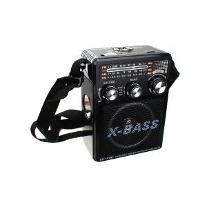 Радиоприемник XB-181BT USB/microSD/bluetooch Waxiba, фонарик, черное