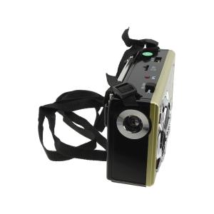 Радиоприемник XB-322URT USB/microSD Waxiba аккумулятор батарейки фонарик, gold