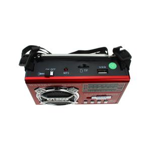 Радиоприемник XB-322URT USB/SD/microSD Waxiba аккумулятор батарейки фонарик, красное