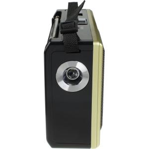 Радиоприемник XB-701BT USB/microSD/bluetooth Waxiba аккумулятор батарейки фонарик, gold