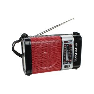 Радиоприемник XB-772BT Waxiba USB/microSD с фонариком, красное