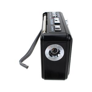 Радиоприемник XB-895REC Waxiba USB/SD/microSD фонарик, черное