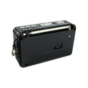 Радиоприемник XB-895REC Waxiba USB/SD/microSD фонарик, gold