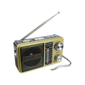 Радиоприемник XB-895REC Waxiba USB/SD/microSD фонарик, gold