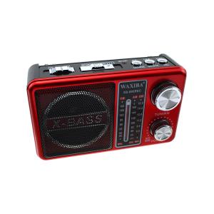 Радиоприемник XB-895REC Waxiba USB/SD/microSD фонарик, красное