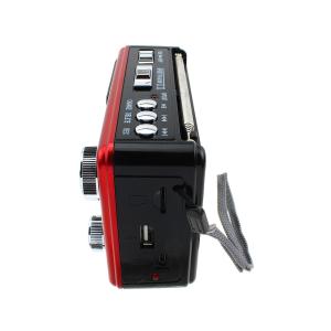 Радиоприемник XB-895REC Waxiba USB/SD/microSD фонарик, красное
