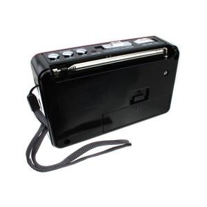Радиоприемник XB-895REC Waxiba USB/SD/microSD фонарик, красное