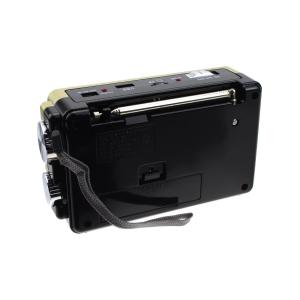 Радиоприемник XB-902BT USB/microSD/bluetooch Waxiba ACC, фонарик, gold