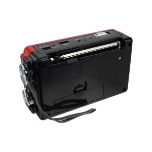 Радиоприемник XB-902BT USB/microSD/bluetooch Waxiba ACC, фонарик, красное