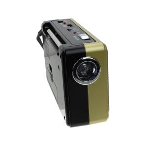 Радиоприемник XB-903URT USB/microSD Waxiba ACC, фонарик, gold