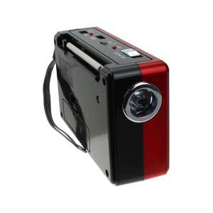 Радиоприемник XB-903URT USB/microSD Waxiba ACC, фонарик, красное