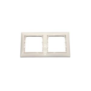 Рамка Legrand 2 поста слоновая кость Valena
