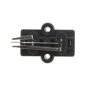 Разъем 2RCA(G) 20*27мм монтажное в плату, черное