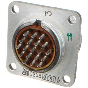 Разъём 2РМ24Б19Ш1В1 (2РМ24БПН19Ш1В1) "5" 92г, вилка на блок без патрубка