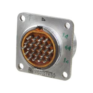 Разъём 2РМ27Б24Г1В1 "5" 91г гнездо на блок