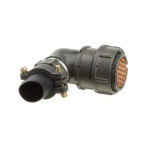 Разъём 2РМ27КУН24Г1В1 "5" 90г гнездо кабельное угловое с патрубком