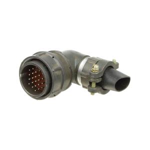 Разъём 2РМ27КУН24Ш1В1 "5" 92г вилка кабельная угловая с патрубком