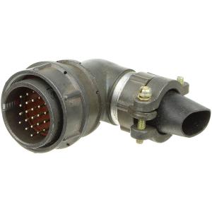 Разъём 2РМ27КУН24Ш1В1 "5" 92г вилка кабельная угловая с патрубком