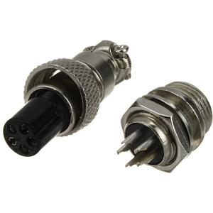 Разъем 5PIN гн+шт+гайка 