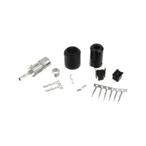 Разъем 8PIN шт (совместим с Sony/Alpine/JVC) черный пластик на кабель Premier