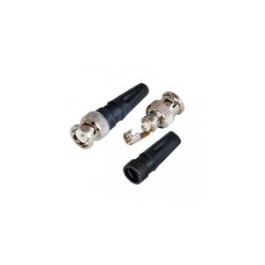 Разъем BNC-plastik/metal без пайки/Винт