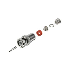 Разъем BNC штекер на RG-59 с гайкой, под пайку