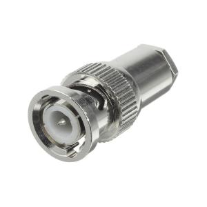 Разъем BNC штекер на RG-59 с гайкой, под пайку