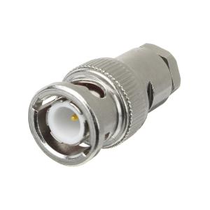 Разъем BNC штекер на RG-6 с гайкой, под пайку 