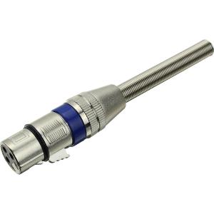 Разъем CANON(G) с кнопкой на провод, пружина, синее кольцо