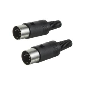 Разъем DIN 5 pin Ruichi 7-0251 (упаковка 2шт) ОНЦ-ВГ-4-5/16-В вилка на кабель