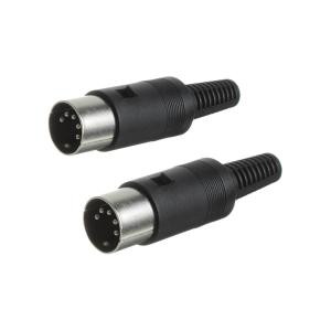 Разъем DIN 5 pin Ruichi 7-0251 (упаковка 2шт) ОНЦ-ВГ-4-5/16-В вилка на кабель