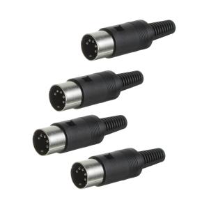 Разъем DIN 5 pin Ruichi 7-0251 (упаковка 4шт) ОНЦ-ВГ-4-5/16-В вилка на кабель