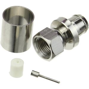 Разъем F RG11, разборный с кольцом, обжимной (упаковка 20шт)