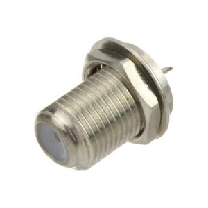 Разъем F(G) на корпус под пайку с контактом