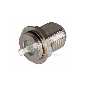 Разъем F(G) на корпус под пайку с контактом