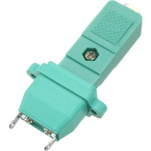 Разъем гнездо на панель 2 pin, вилка 2 pin на провод 