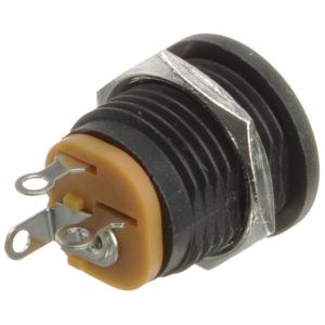 Разъем Гнездо питания 5.5*2.1 на панель пластик с гайкой