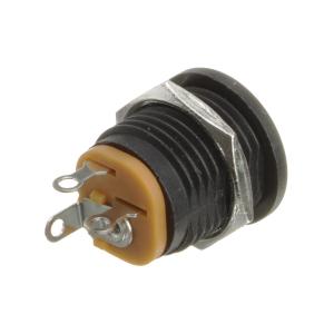 Разъем Гнездо питания 5.5*2.1 на панель пластик с гайкой