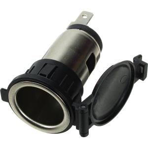 Разъем Гнездо прикуривателя на панель, с крышкой