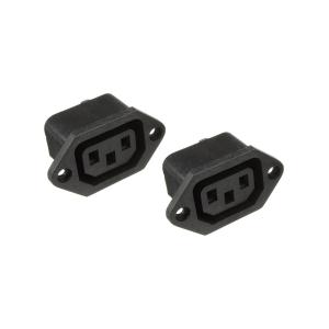 Разъем гнездо сетевое для ПК в корпус, 2 штуки