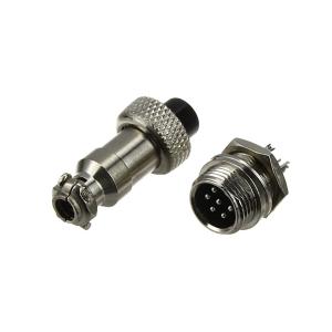 Разъем GX12 6PIN, комплект мама, папа 