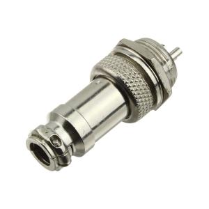 Разъем GX16 2PIN металл, комплект мама папа