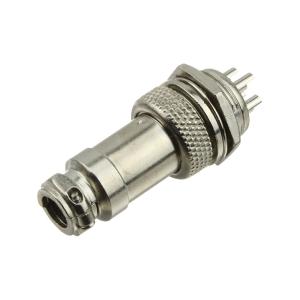 Разъем GX16 4PIN металл, комплект мама папа