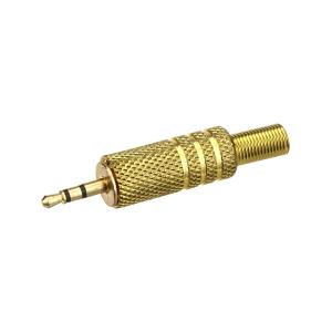 Разъем J2.5 metal stereo Gold