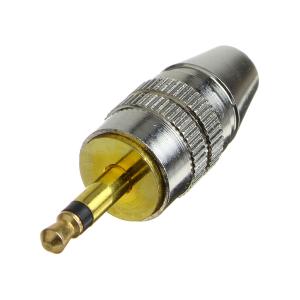 Разъем J3.5 mono metall/gold XHT на кабель диаметр до 5,0мм Premier 