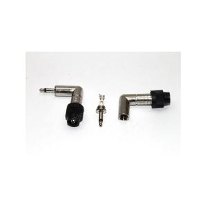 Разъем J3.5 mono metall на кабель угловой Premier 