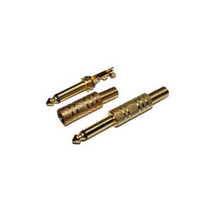 Разъем J6.3 mono, gold