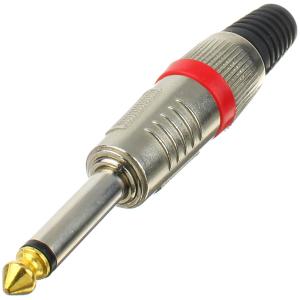 Разъем J6.3 mono metal Red