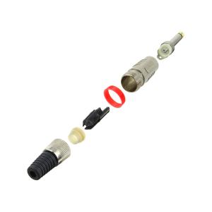 Разъем J6.3 mono metal Red