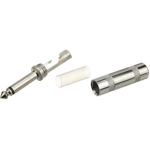 Разъем J6.3 mono metall на кабель Premier 